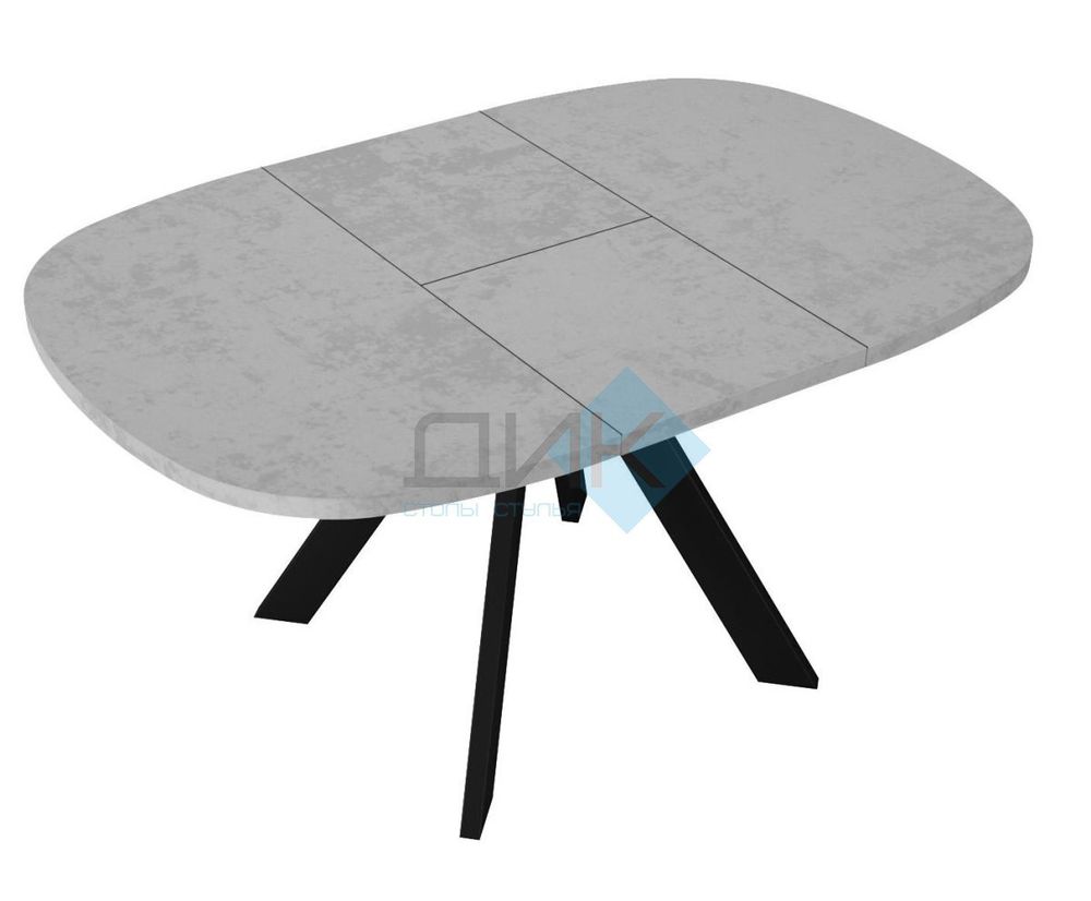 Стол DikLine В110 опоры чёрные