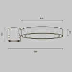 Парковый светильник Maytoni DION O472H-L50GF3K