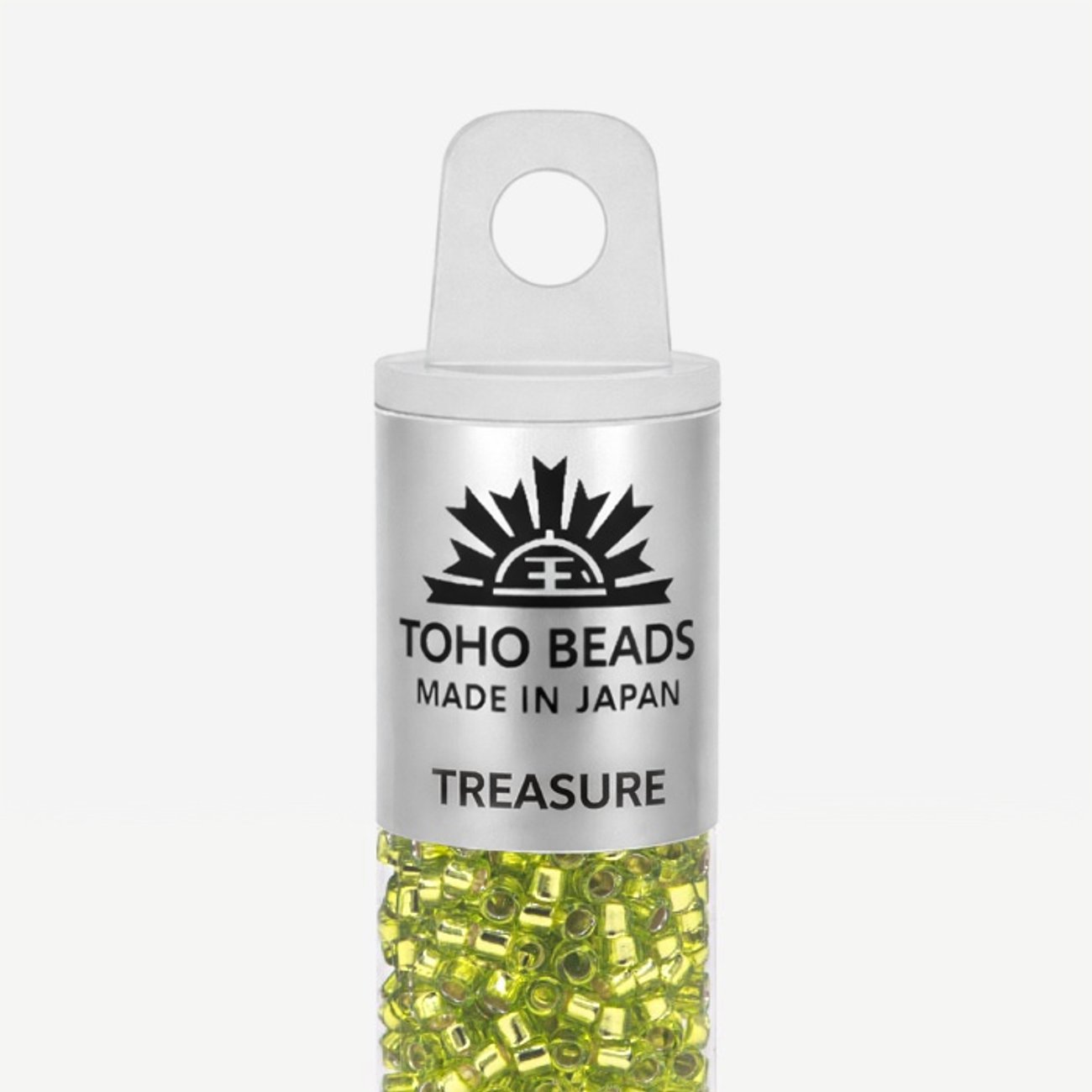 Японский бисер TOHO Treasure (№24), с внутренним серебрением, прозрачный