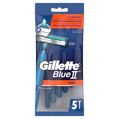 GILLETTE BLUE 2 Бритвы одноразовые 5 штук,