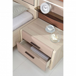 ST001.1 Тумба 23.001.00.00.00 Арт. 23.001.0.57.67 Coimbra Mokko, высокий глянец
