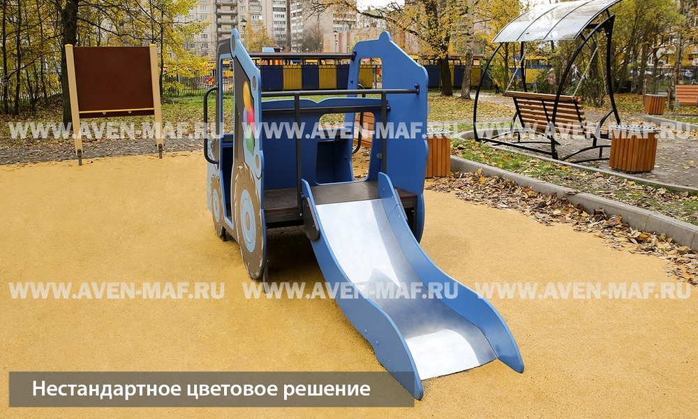 Игровой элемент для детской площадки Трактор