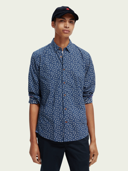 Рубашка Scotch&Soda Slim printed poplin 169051/0218