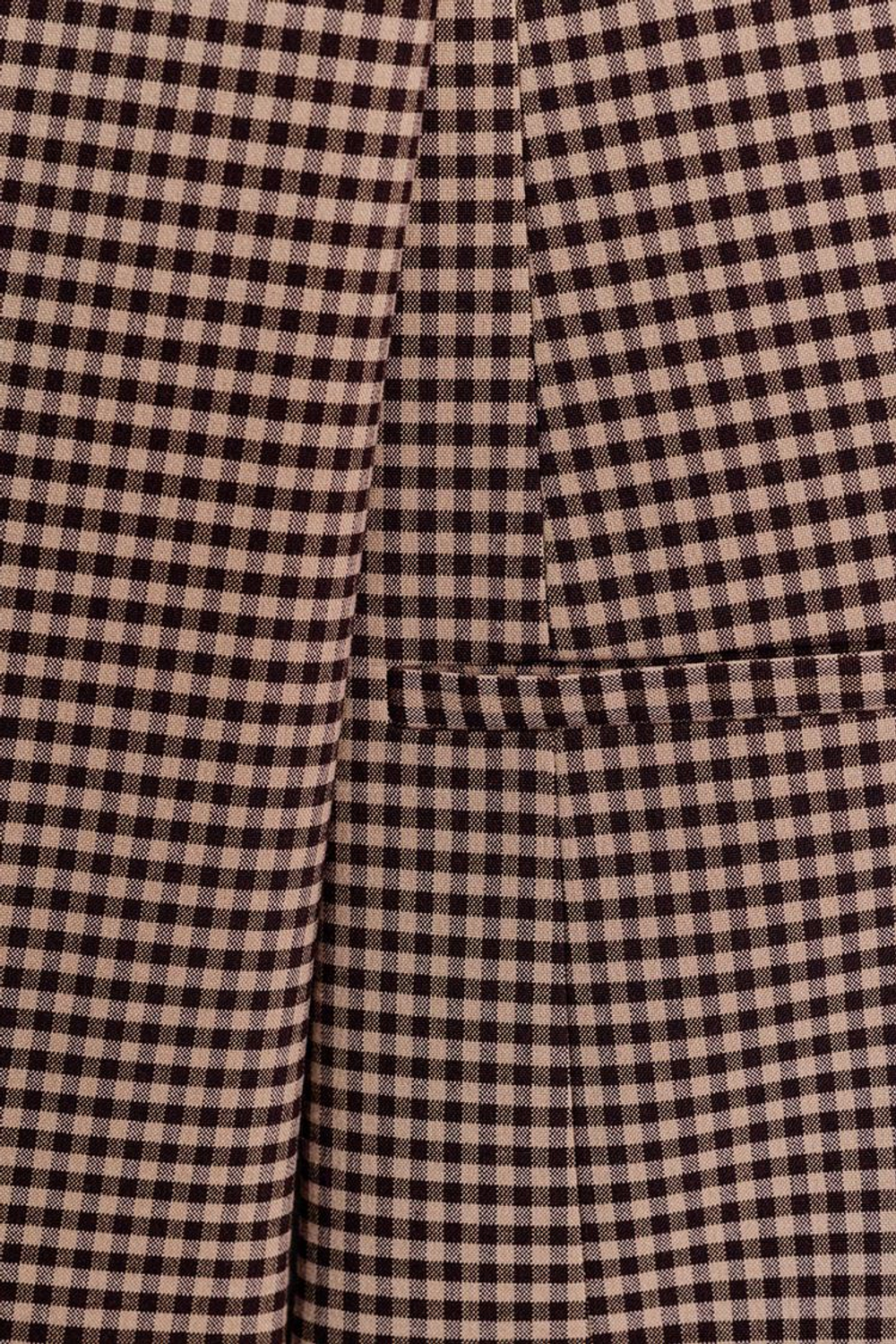 ZARA ДВУБОРТНЫЙ БЛЕЙЗЕР ОВЕРСАЙЗ В КЛЕТКУ ВИШИ, РОЗОВЫЙ