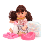 Пупс функциональный с аксессуарами 35см, коробка HX332-26