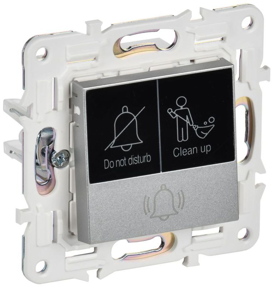 Кнопка звонка SKANDY 10А SK-V17S для отелей с индикацией серебр. IEK SK-V14-2-10-K23 Кнопка звонка SKANDY 10А SK-V17S для отелей с индикацией серебр. IEK SK-V14-2-10-K23