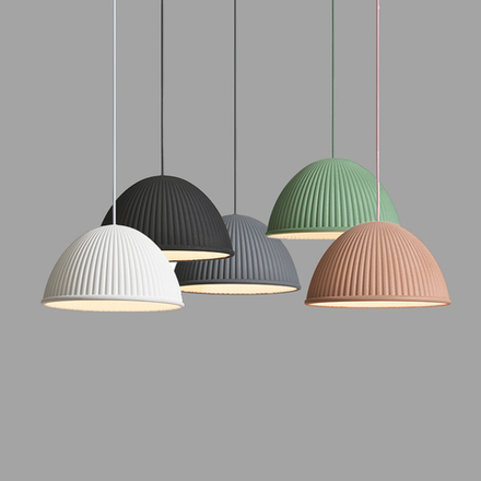 Pendant design lamp  Under The Bell by Muuto (Black)
