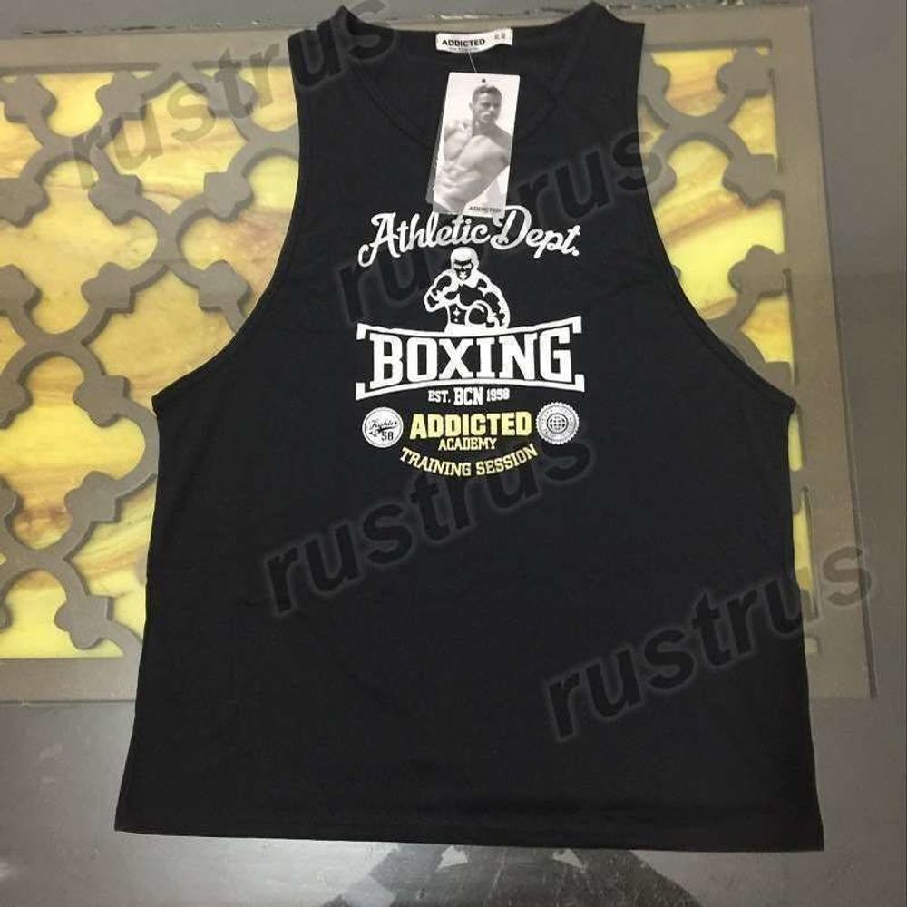 Мужская майка черная ADDICTED TANK-TOP