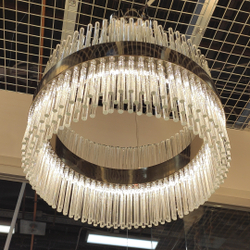 Люстра Cloyd CADANCE-A C1 / Ø55 см - никель (арт.10537)