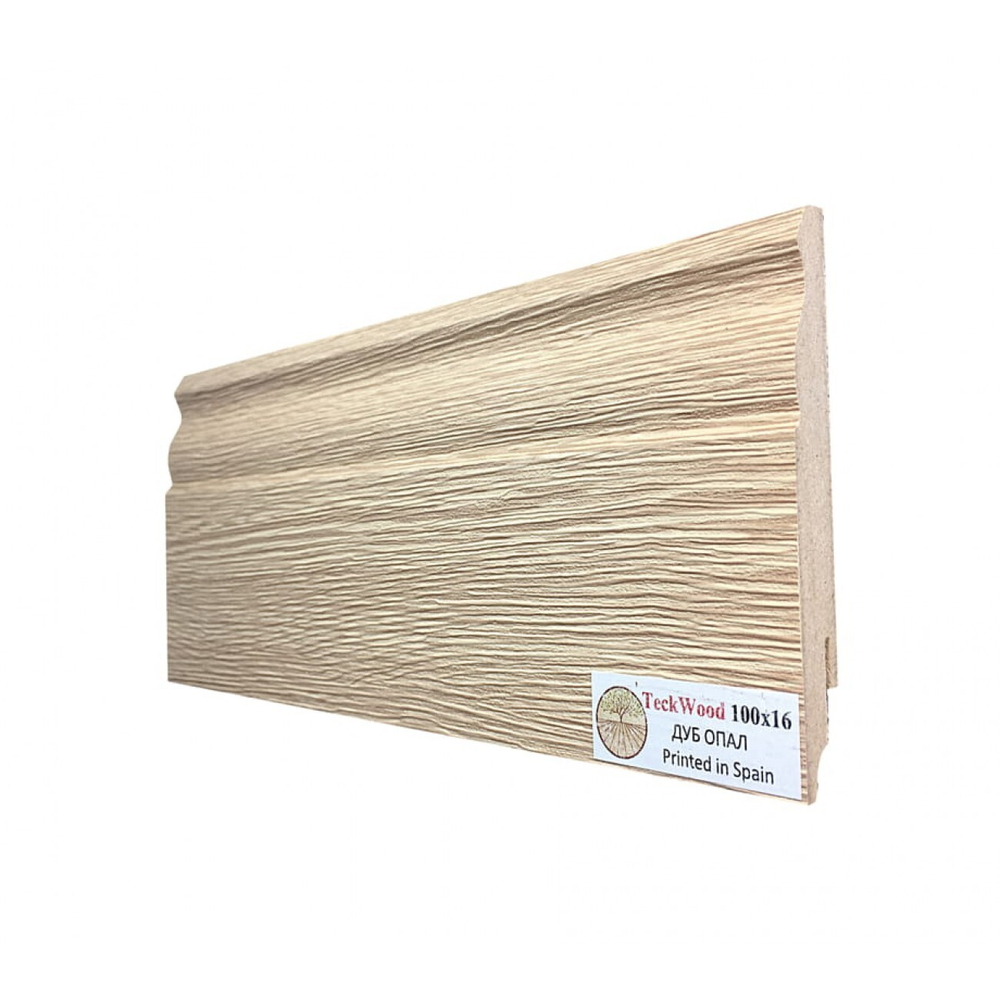 Плинтус напольный Teckwood Дуб Опал 100х16