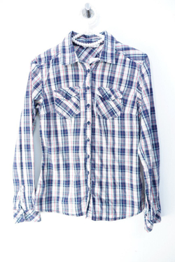 Рубашка Oodji в клетку 40 размер