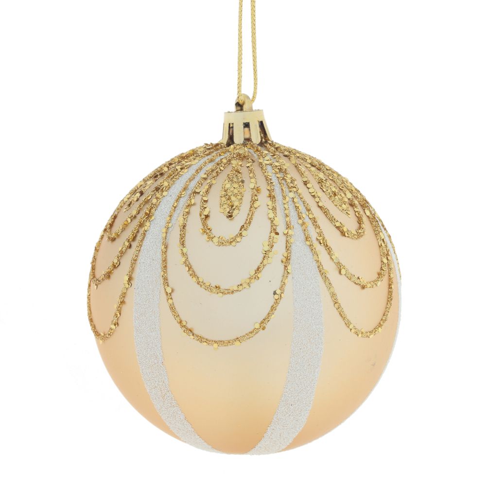 GAEM Набор из 12шт Украшение новогоднее "Шар", D 8 см, L35 W28 H9 см