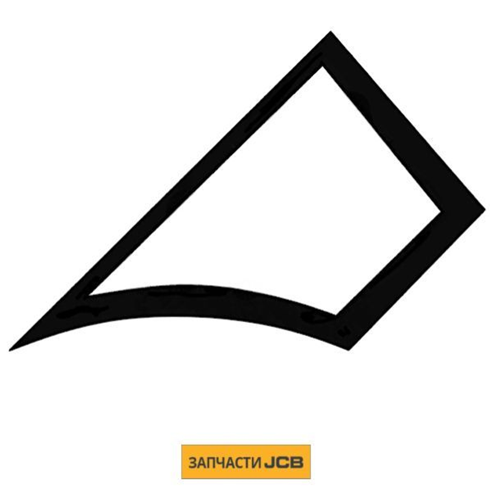 Стекло двери кабины JCB 827/20264