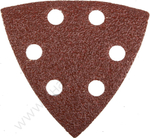 Треугольник шлифовальный универсальный STAYER ″MASTER″ на велкро основе, 6 отверстий, Р40, 93х93х93мм, 5шт