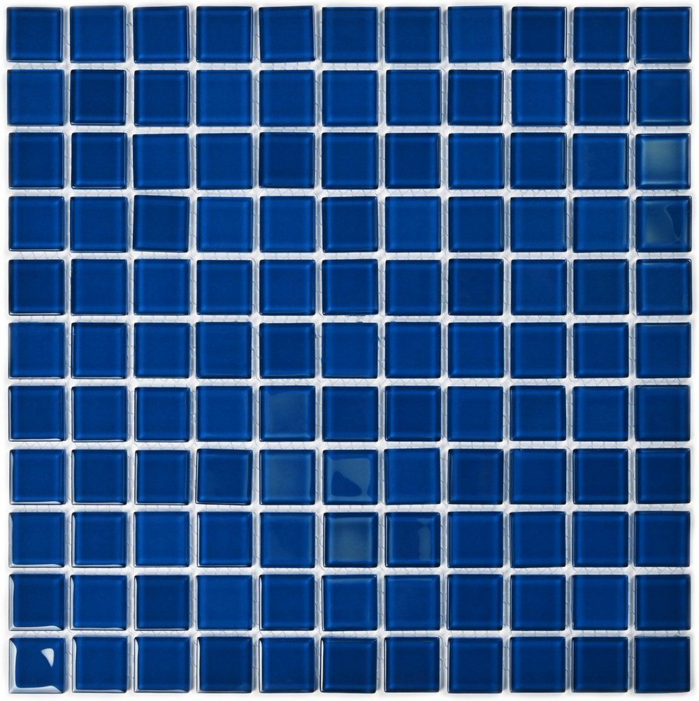 Мозаика стеклянная Deep blue/Синяя глубина (25х25) 300х300х4 мм (шт)