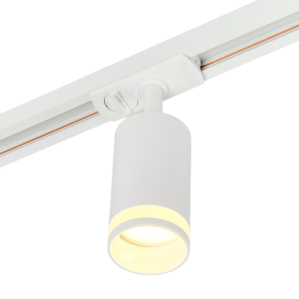 Трековый однофазный светильник 12W 220V MyFar Edging MT0121-GU10-W