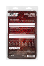 Двусторонний вибратор Black Red by Toyfa красный 35 см