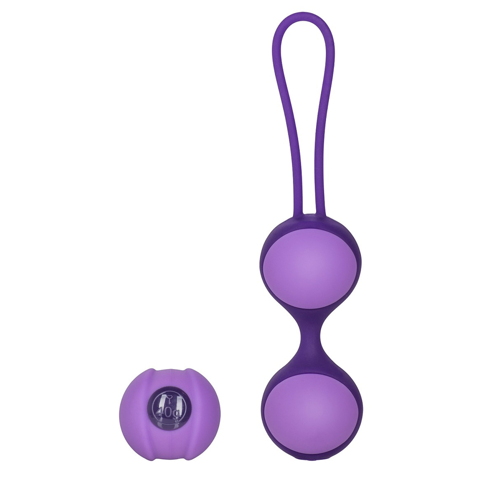 Фиолетовые вагинальные шарики MINI STELLA II KEGEL BALLS (Цвет: фиолетовый)