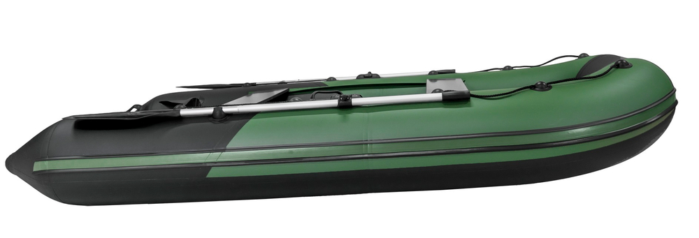 Лодка ПВХ Ривьера Компакт 3200 СК Комби зеленый/черный