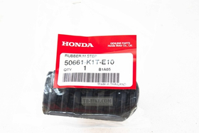 50661-K1T-E10. RUBBER, MAIN STEP. Honda CRF250-300RL Rally250-300