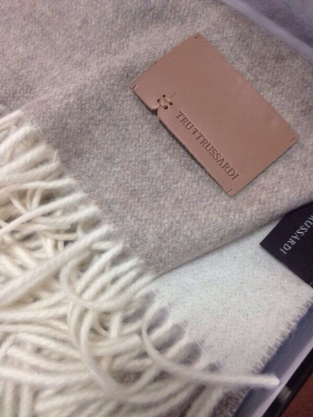 Плед 130x180 Trussardi Hark бежевый Италия