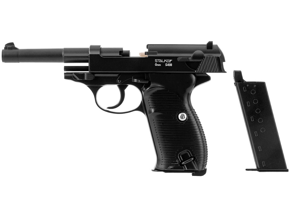 Пистолет пневматический Stalker SA38 Spring (Walther P38), к.6мм (SA-3307138)