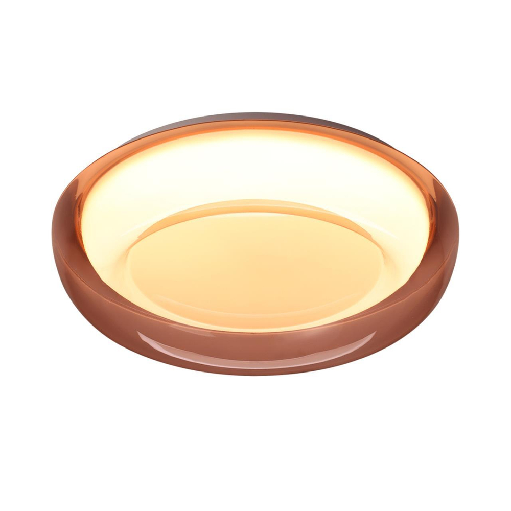 7778/DLN COLOR SN 112 Светильник пластик/белый/розовый LED 48Вт 3000/4000/6000К D400 IP43 CCT PORTMAN