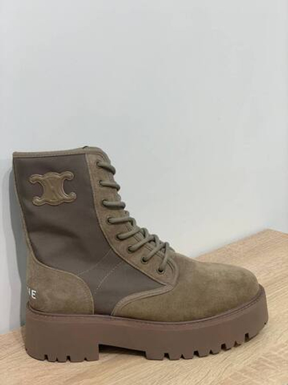 Ботинки из натуральной замши