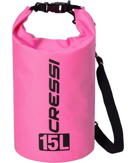 Гермомешок Cressi с лямкой Dry Bag 15 л розовый