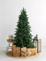 елка искусственная узкая "Леман" литая+пвх