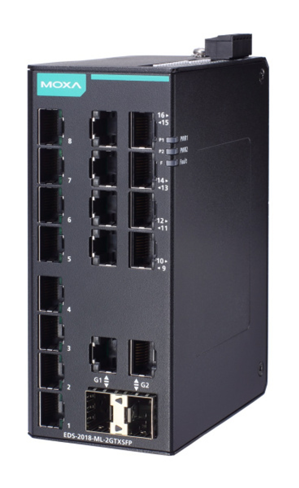 Коммутатор MOXA EDS-2018-ML-2GTXSFP-T