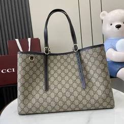 Сумка-тоут Gucci GG Emblem , чёрный