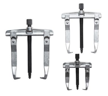 Съемник двухлапый с одним фиксирующим болтом 3''(? захвата-100мм, длина лап - 90мм) Partner PA-020603