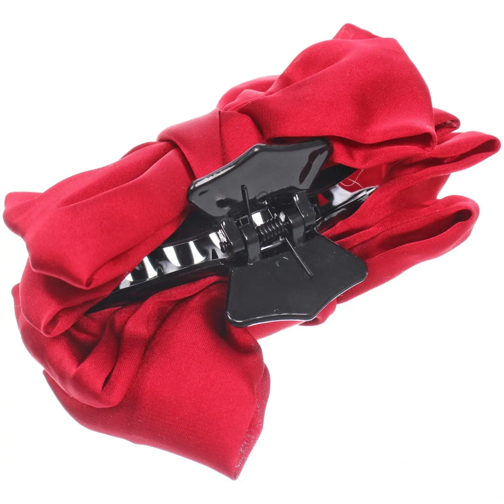 Заколка-краб для волос «ПЕРСЕЯ», цвет бордовый, 14,5*9см (блистер Кокетка)