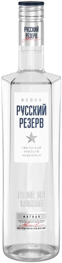 Водка РУССКИЙ РЕЗЕРВ МЯГКАЯ водка 0.5л.