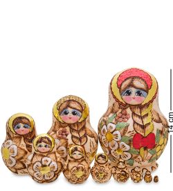 Народные промыслы МР-24/ 10-A Матрешка 10м «Клавдия»