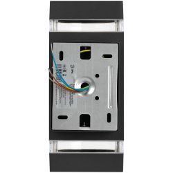 Светильник уличный настенный ЭРА «Адрия» GBW-102-BL-0230 230В 2хGU10 max 30Вт IP54 230х100x95мм вверх/вниз черный | Садово-парковые светильники