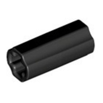 Lego Соединитель оси 2L гладкий с отверстиемx+ ориентация (черный) 6538c / 4512363 / 6084612