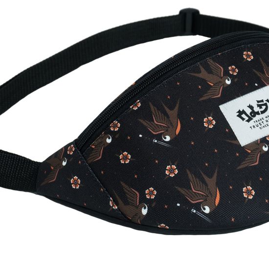 Поясная сумка OLDY. Ласточка. Черный