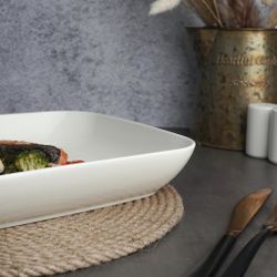 Блюдо прямоугольное 29,7*21,8 см h4,8 см 1575 мл без борта Fine Plus Noble [1]