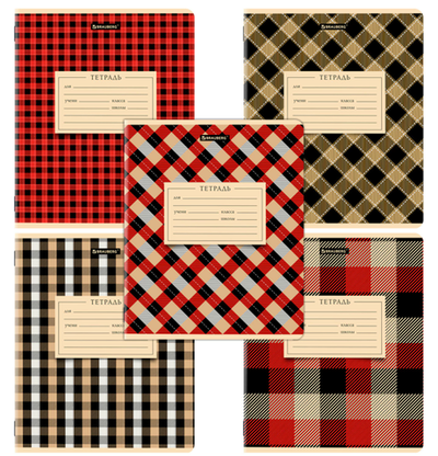 Тетрадь 12 л. BRAUBERG клетка, обложка картон, CLASSIC TEXTURE, 107265