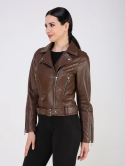 Кожаная куртка демисезонная косуха