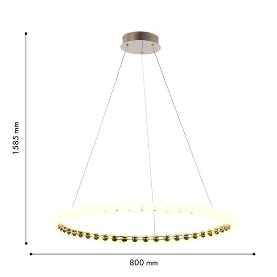 Подвесной светодиодный светильник Favourite Helmet 4590-8P