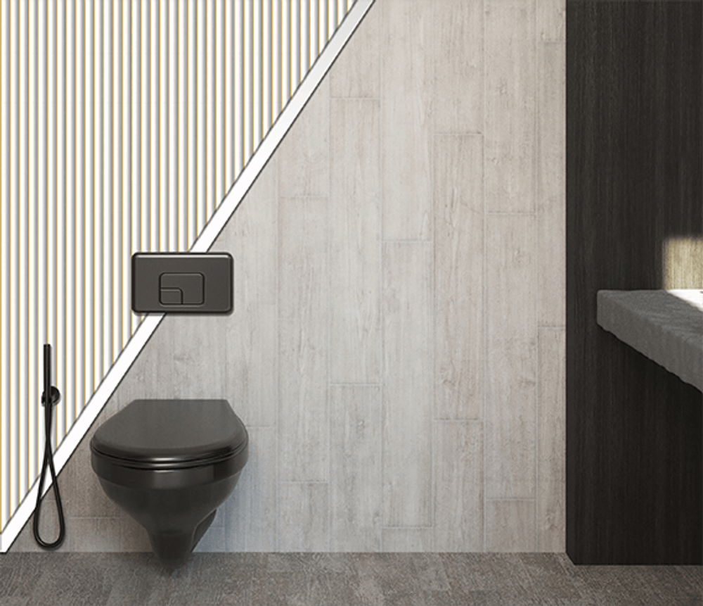 Стеновая панель HiWood декорированная, 270x12 см