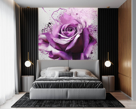 Лиловый бутон