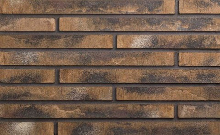 Облицовочная плитка Wandermode Armschwung Bronze-Schwarz AP070R, 500х40 мм