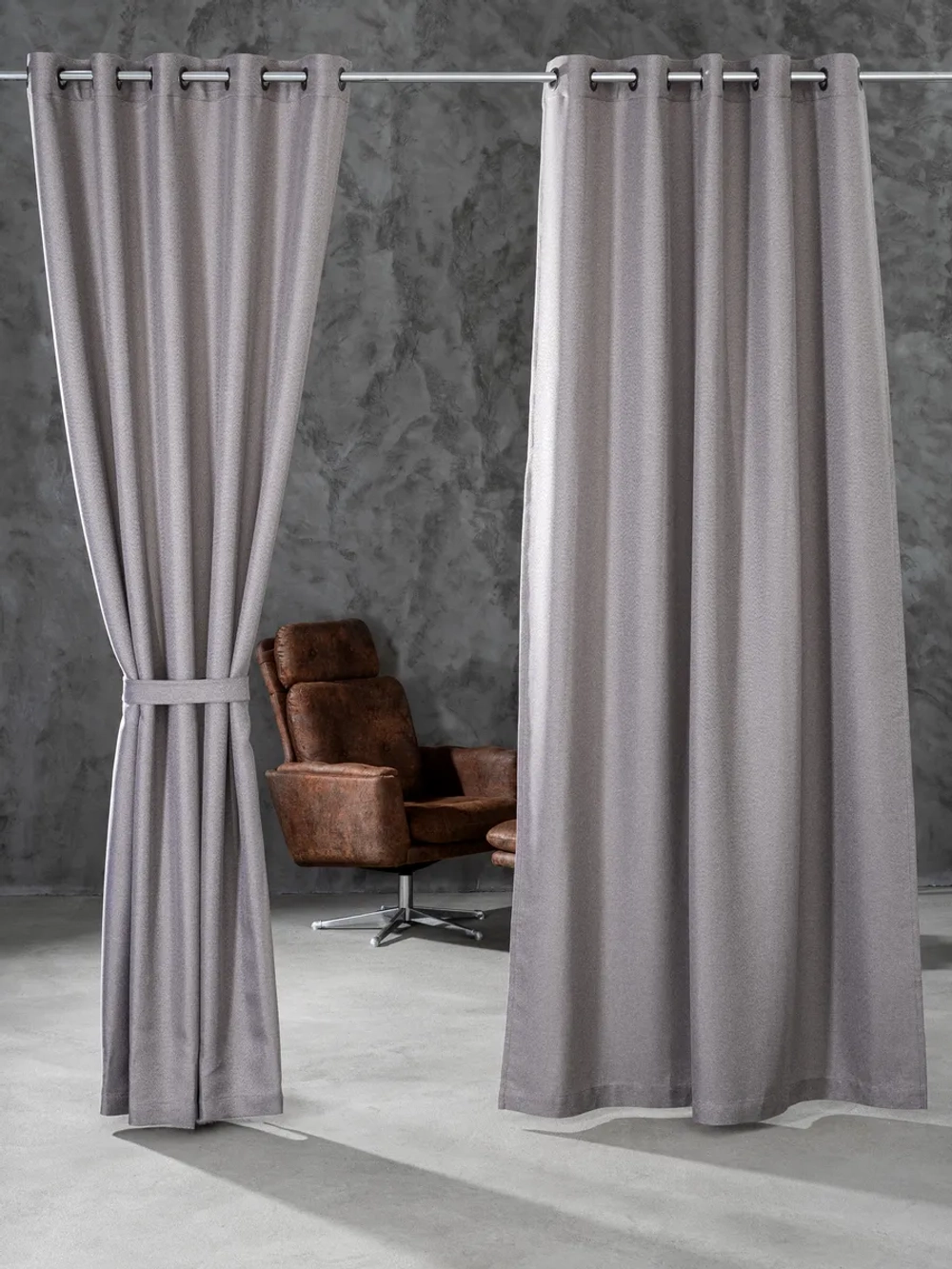 Комплект штор на люверсах - 2 шт