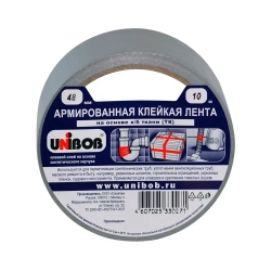 Монтажная лента Unibob армированный скотч 48 мм x 10 м