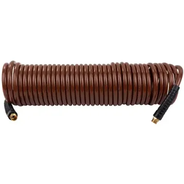 Шланг витой полиуретановый 6.5мм х 10мм х 10м с резьбовыми наконечниками 1/4'' FORSTIME FT-AHC-48B