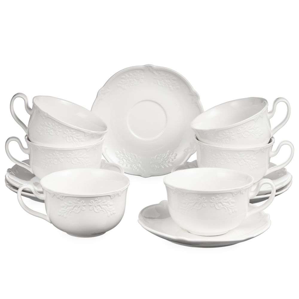 ЧАЙНЫЙ НАБОР LEFARD "FLORAL" НА 6 ПЕР. 12 ПР. 350 МЛ